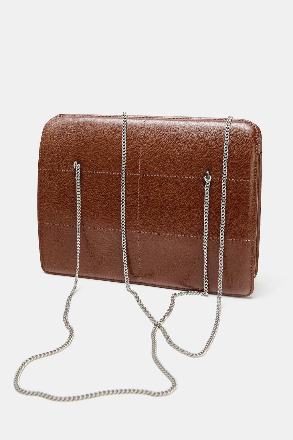 КОЖАНАЯ СУМКА С ПЛЕЧЕВЫМ РЕМНЕМ