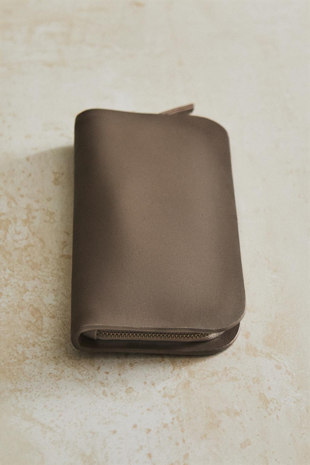 Кожаный кошелек