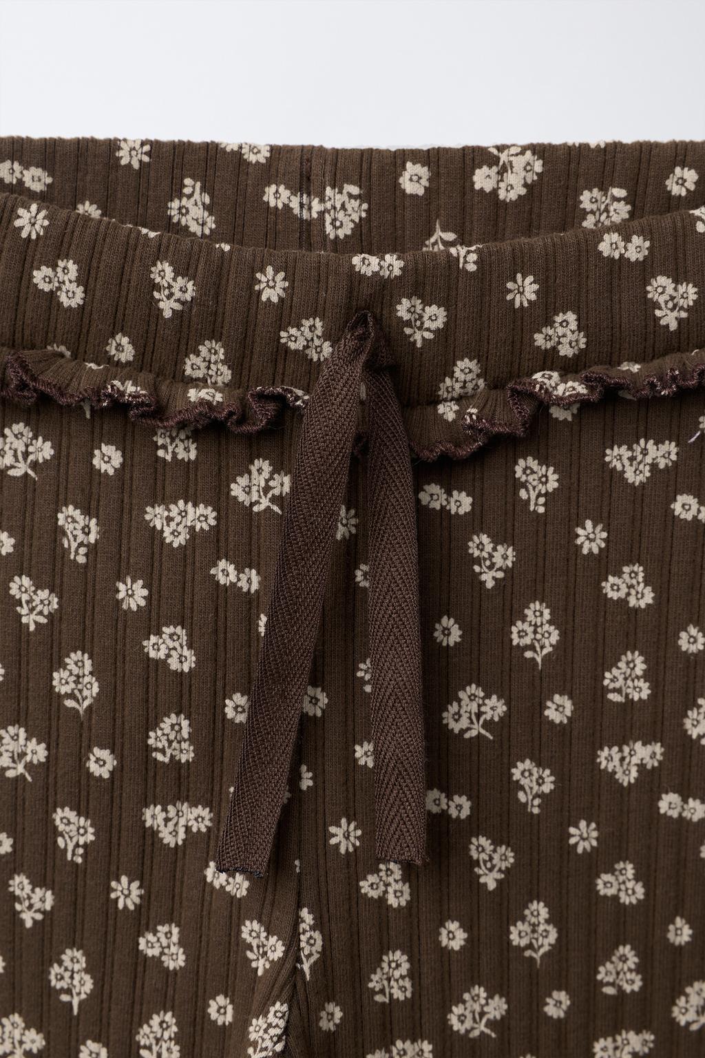 ЛЕГИНСЫ В РУБЧИК С ПРИНТОМ