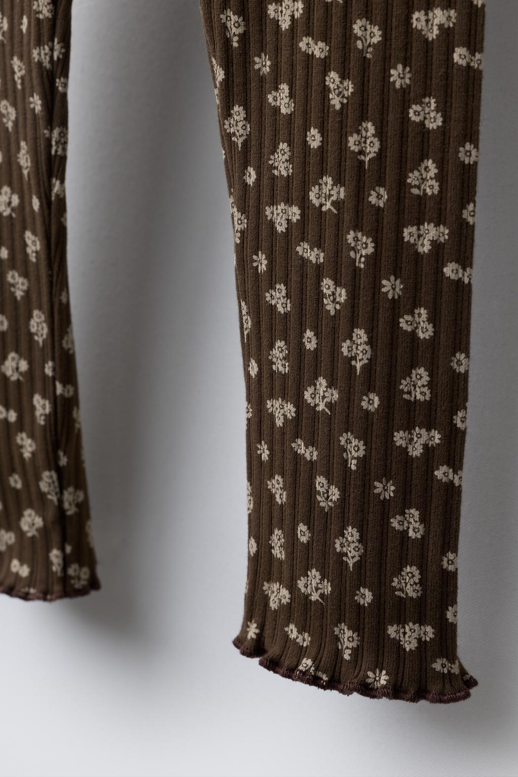 ЛЕГИНСЫ В РУБЧИК С ПРИНТОМ