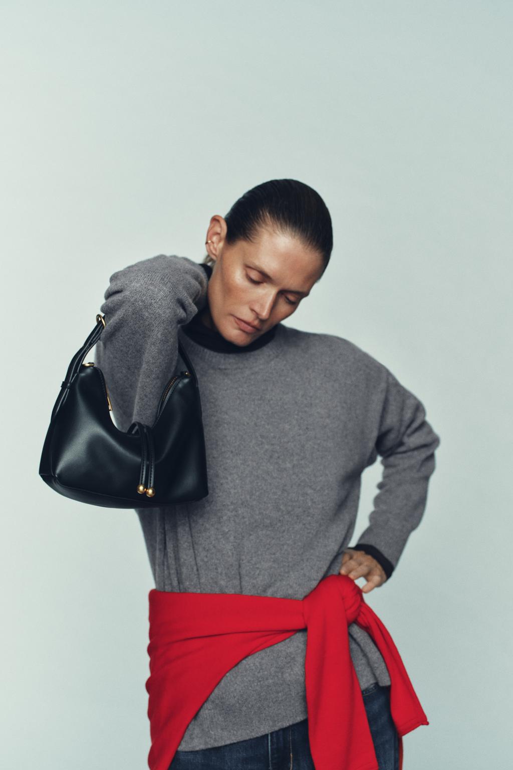 МИНИ-СУМКА С ДЕКОРАТИВНЫМИ ШАРИКАМИ