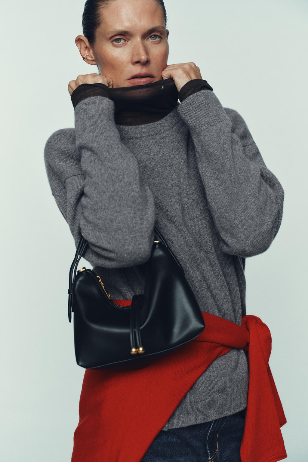 МИНИ-СУМКА С ДЕКОРАТИВНЫМИ ШАРИКАМИ