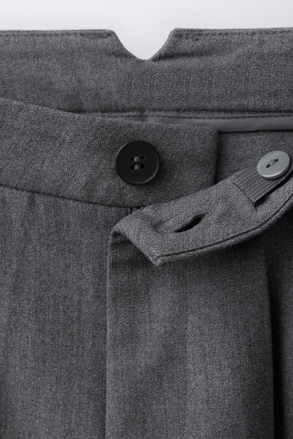 БРЮКИ BARREL С ЗАЩИПАМИ