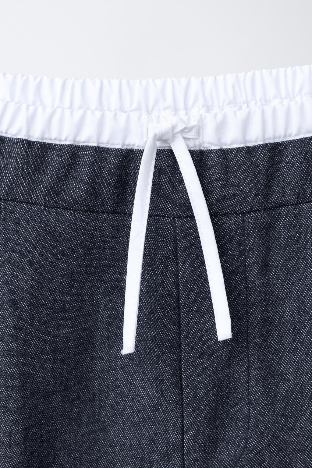 УТЕПЛЕННЫЕ БРЮКИ С ДВОЙНЫМ ПОЯСОМ