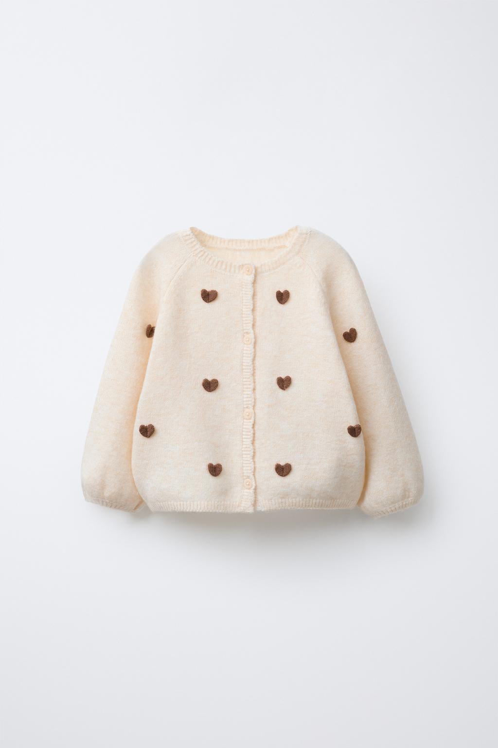КАРДИГАН С СЕРДЦАМИ