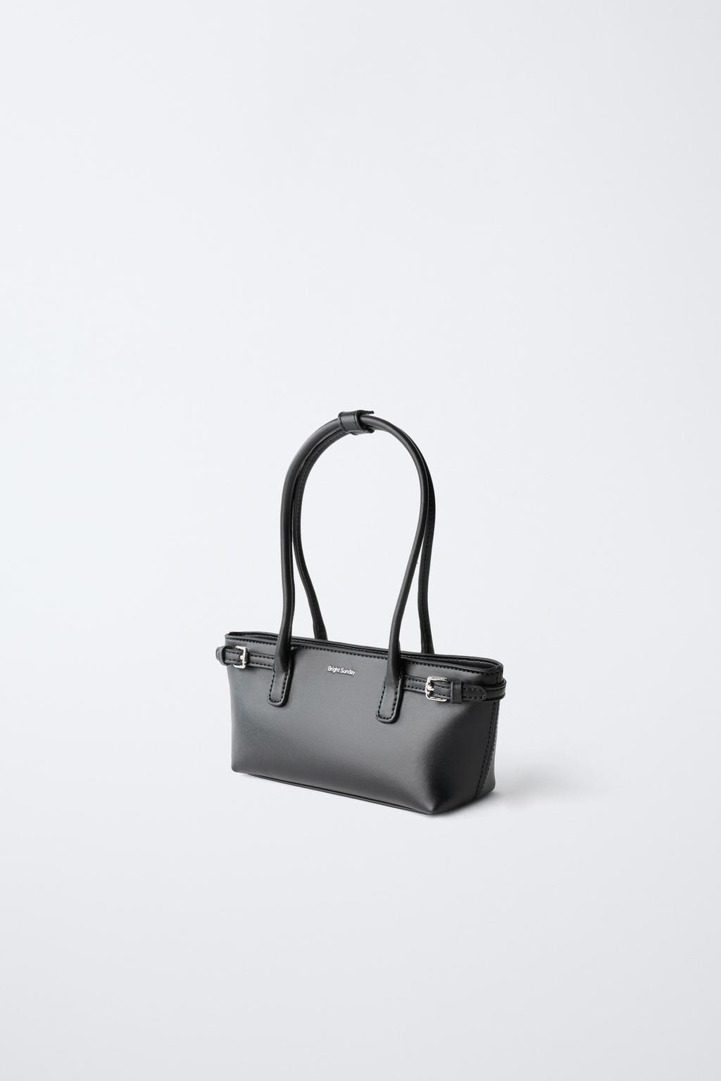 СУМКА С ПЛЕЧЕВЫМ РЕМНЕМ И ПРЯЖКАМИ