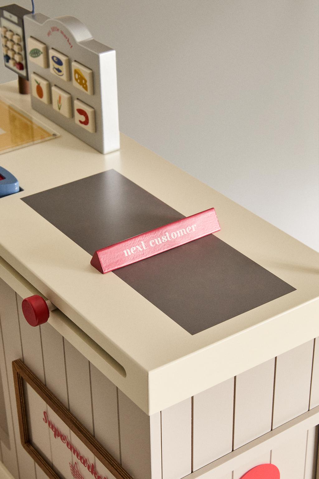 Детский деревянный супермаркет