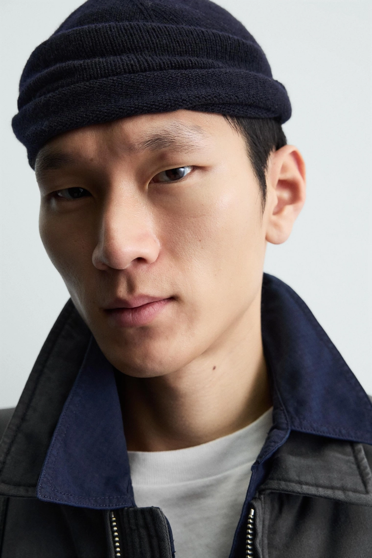 УТЕПЛЕННАЯ ДЖИНСОВАЯ КУРТКА С ЭФФЕКТОМ ПОТЕРТОСТИ