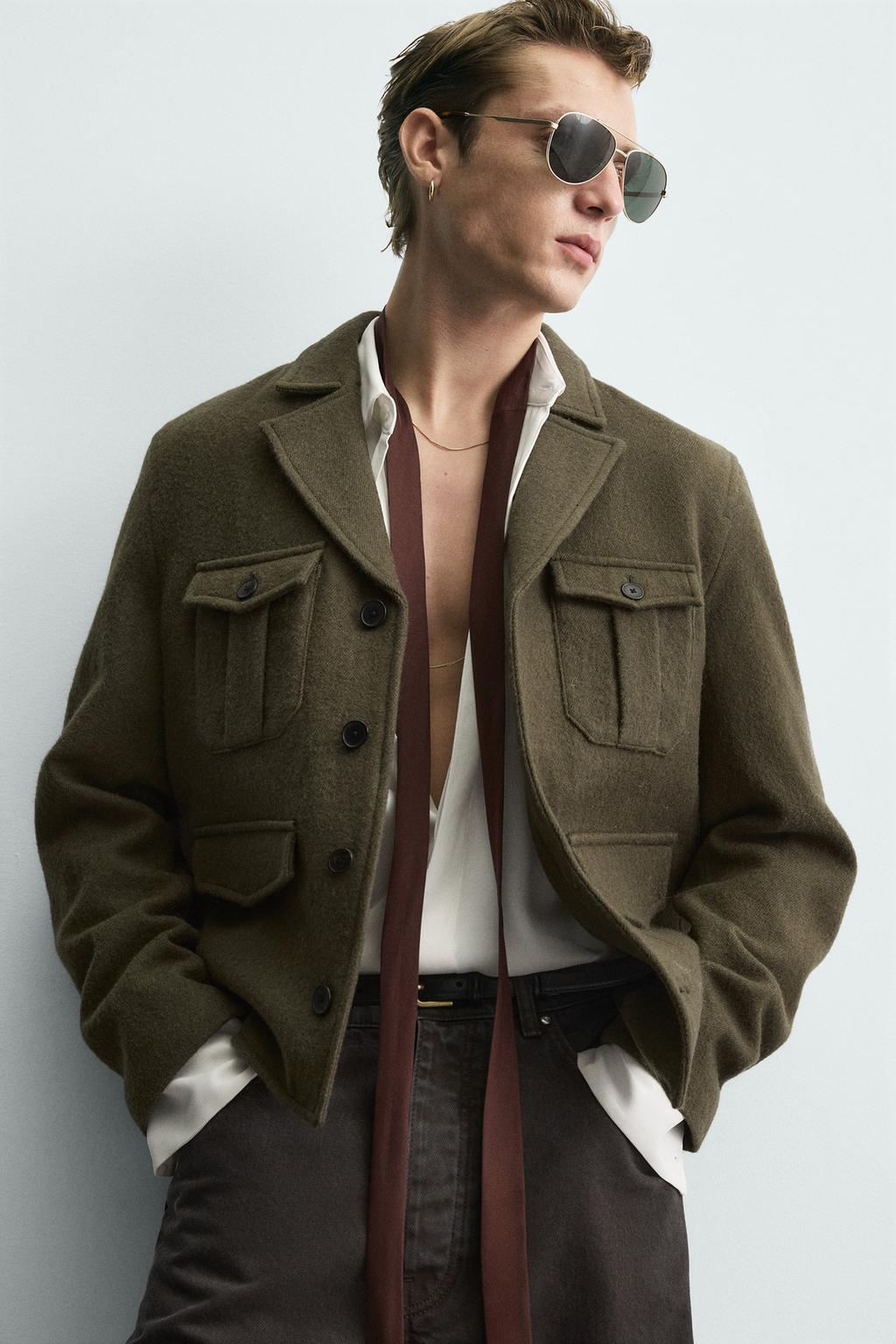 КУРТКА ИЗ 100% ШЕРСТИ С КАРМАНАМИ — LIMITED EDITION