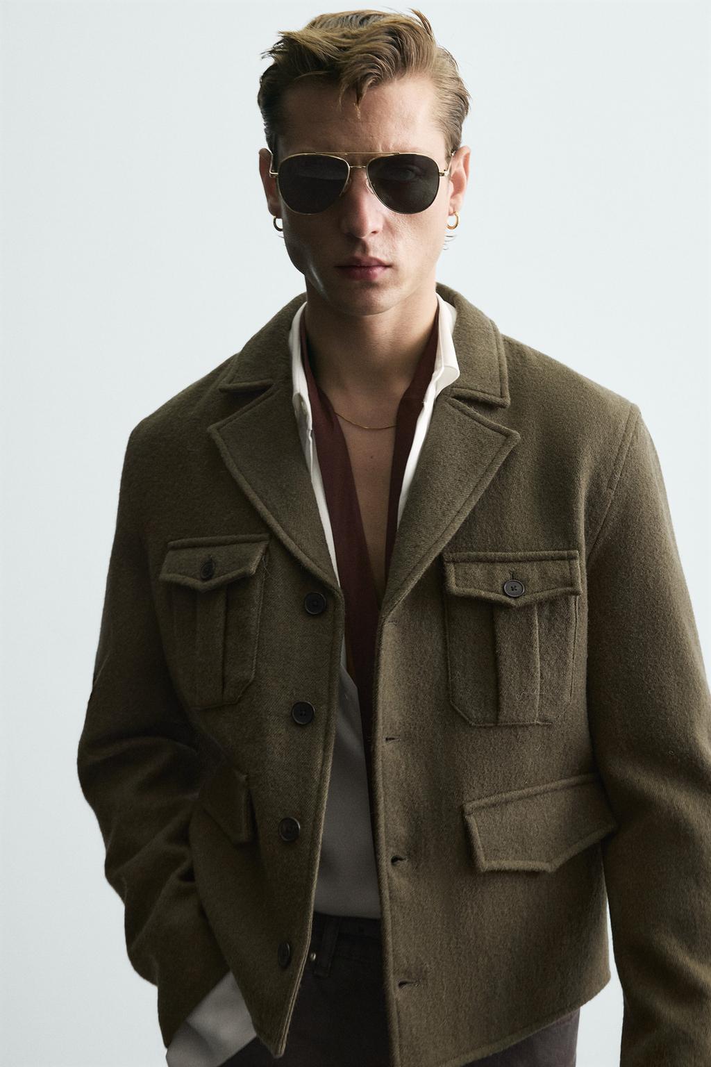 КУРТКА ИЗ 100% ШЕРСТИ С КАРМАНАМИ — LIMITED EDITION