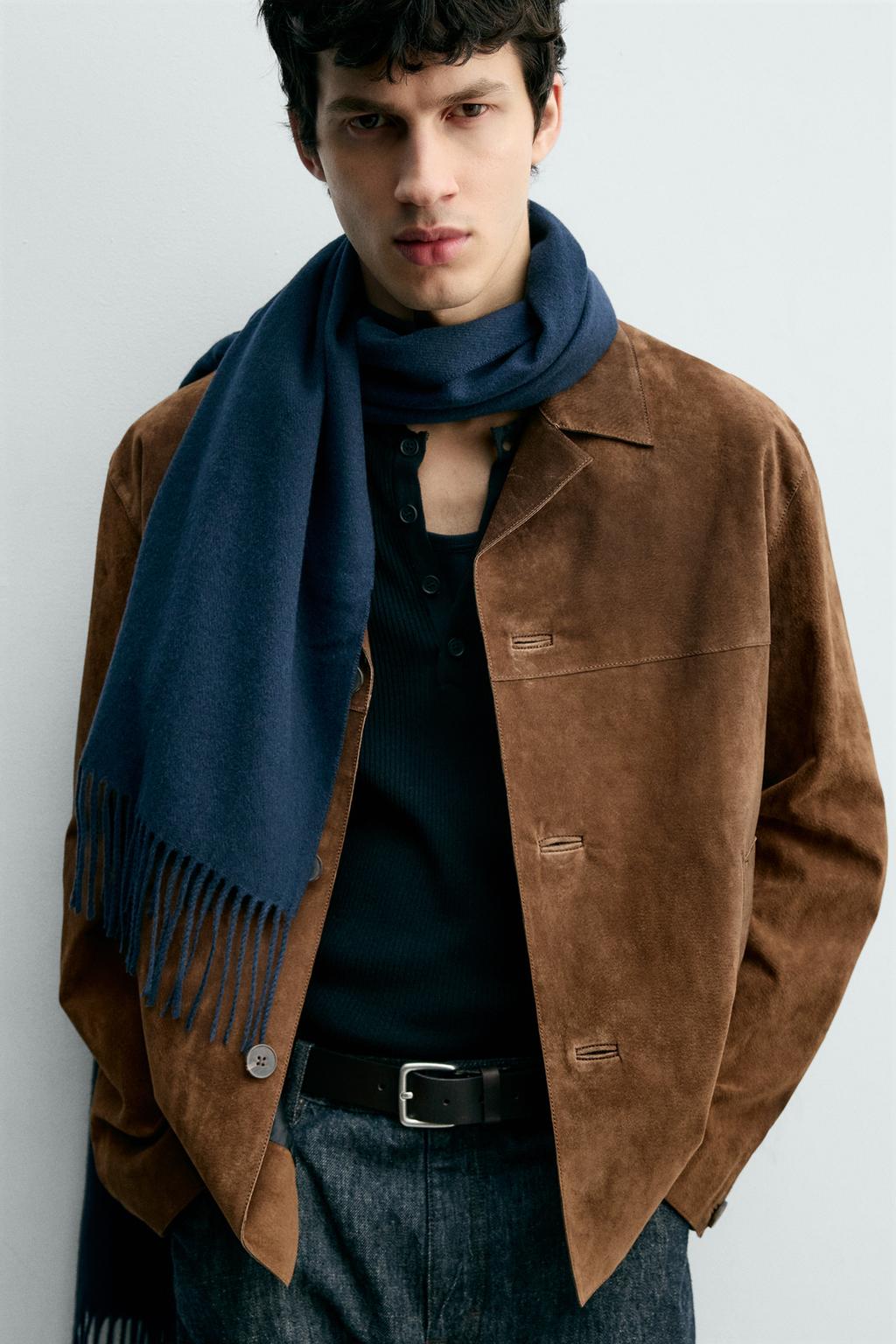 КУРТКА-РУБАШКА ИЗ ЗАМШИ