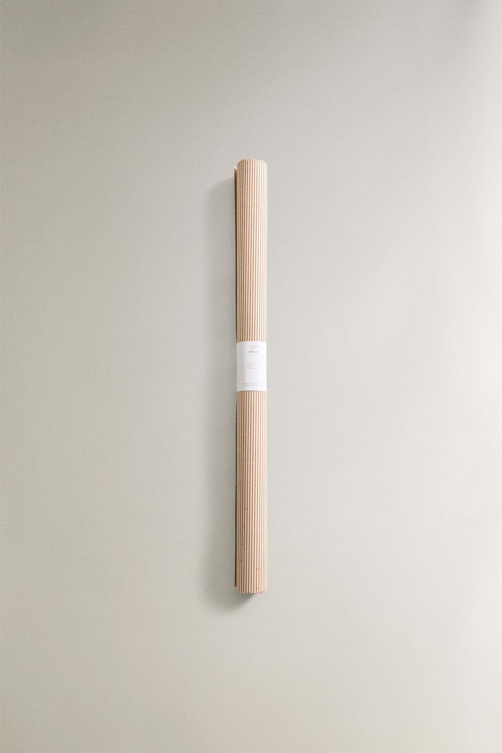 Полосатая новогодняя упаковочная бумага