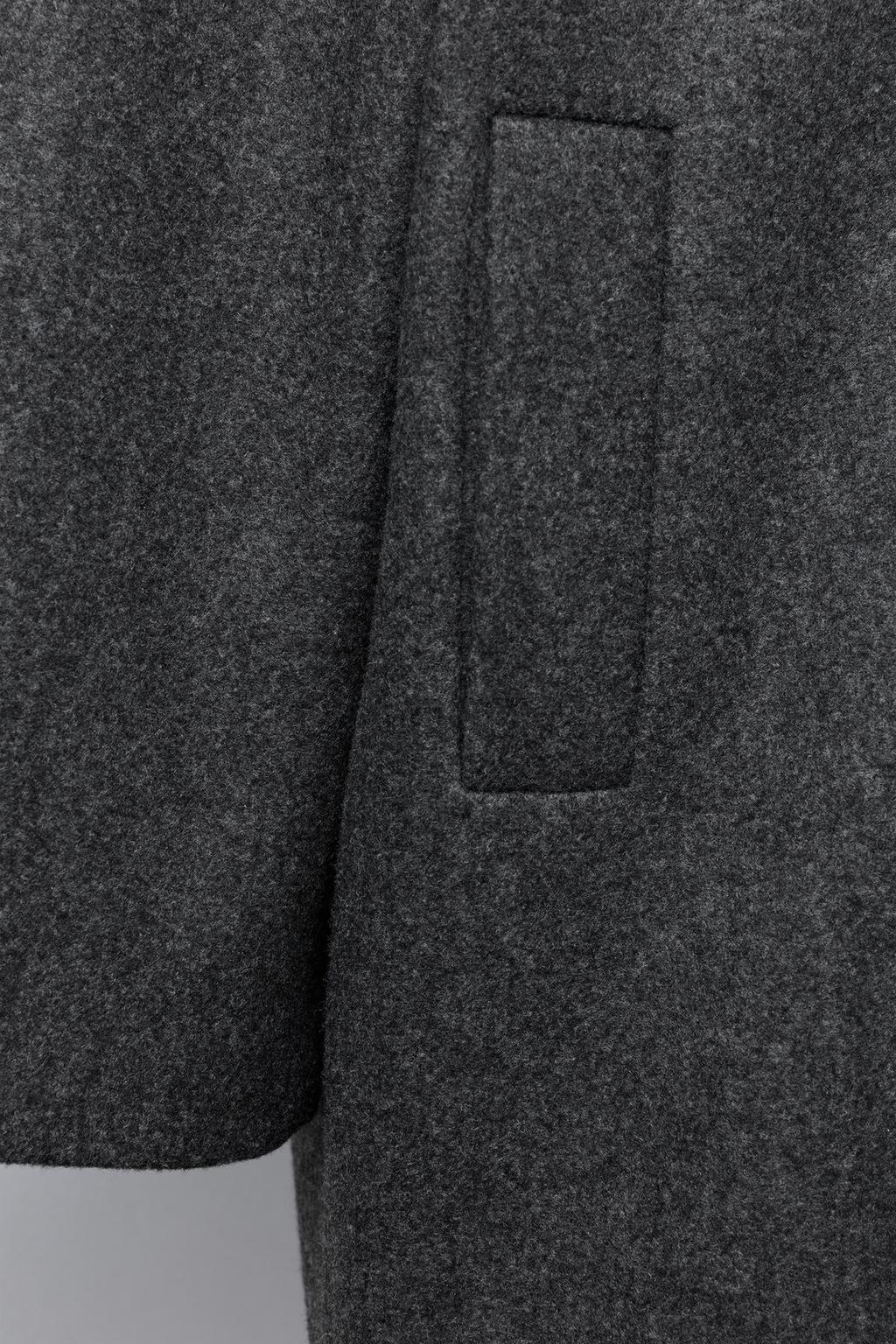 ДЛИННОЕ ПАЛЬТО СО СЪЕМНЫМ КАПЮШОНОМ