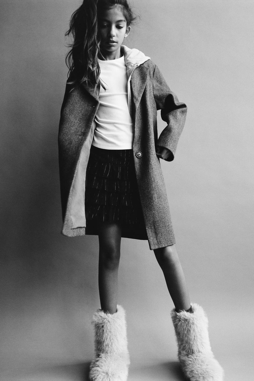 ДЛИННОЕ ПАЛЬТО СО СЪЕМНЫМ КАПЮШОНОМ