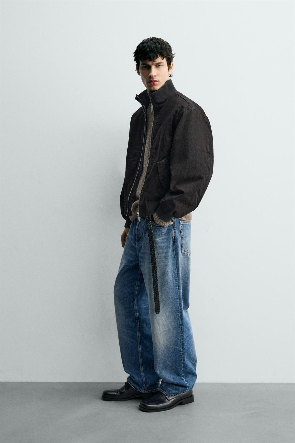 БОМБЕР ИЗ МЯТОЙ ТКАНИ