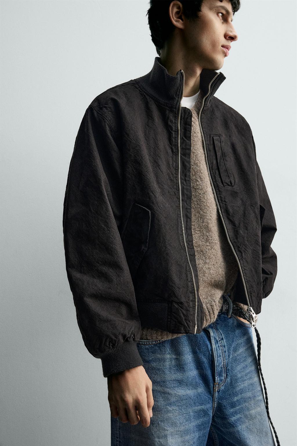 БОМБЕР ИЗ МЯТОЙ ТКАНИ