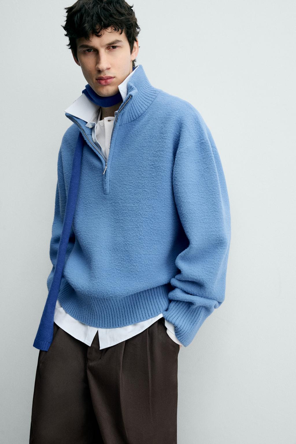 ДЖЕМПЕР СВОБОДНОГО КРОЯ С ТЕКСТУРОЙ