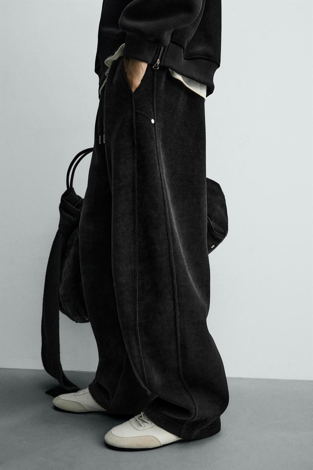 БРЮКИ BALLOON FIT ИЗ ВЕЛЬВЕТА