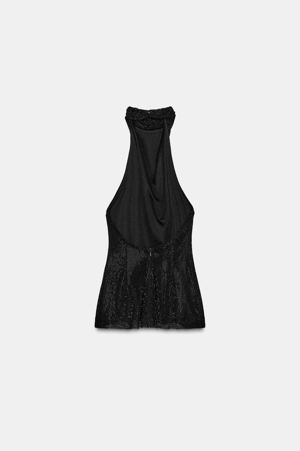 ТОП С ГОРЛОВИНОЙ ХАЛТЕР И СТРАЗАМИ