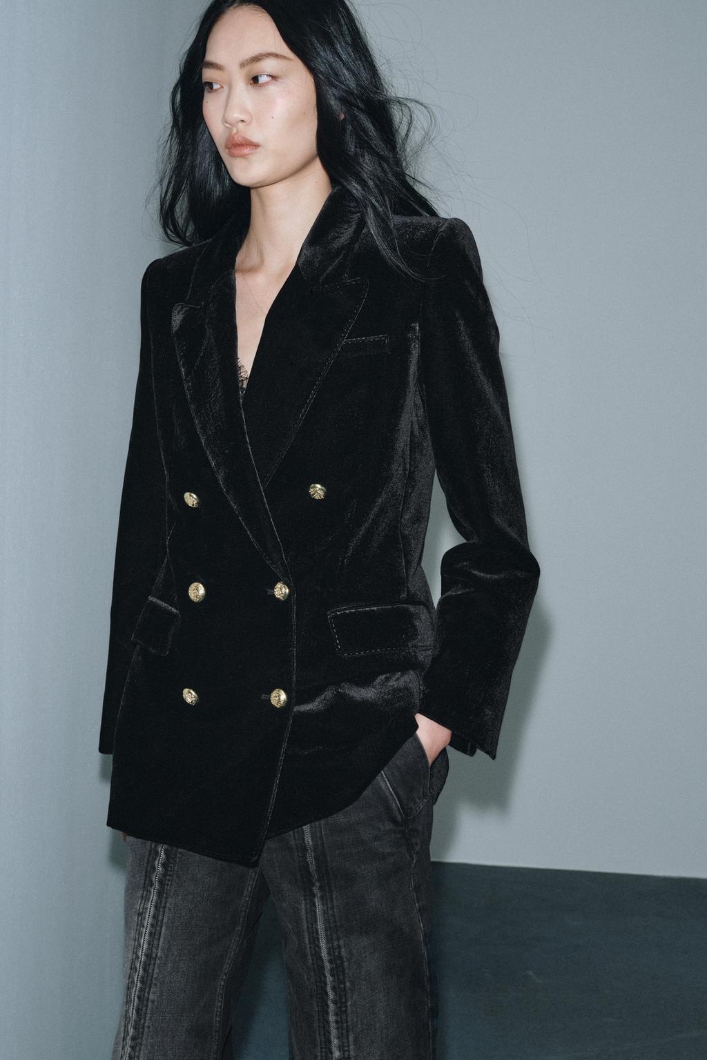 БАРХАТНЫЙ БЛЕЙЗЕР — ZW COLLECTION LIMITED EDITION