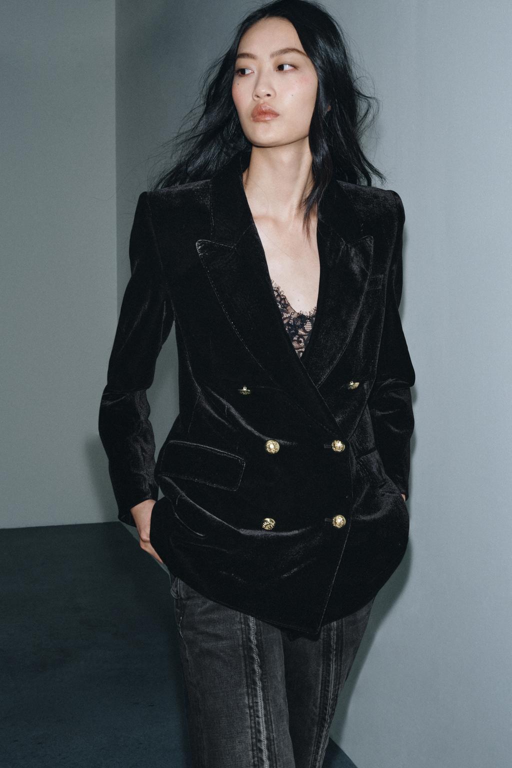 БАРХАТНЫЙ БЛЕЙЗЕР — ZW COLLECTION LIMITED EDITION