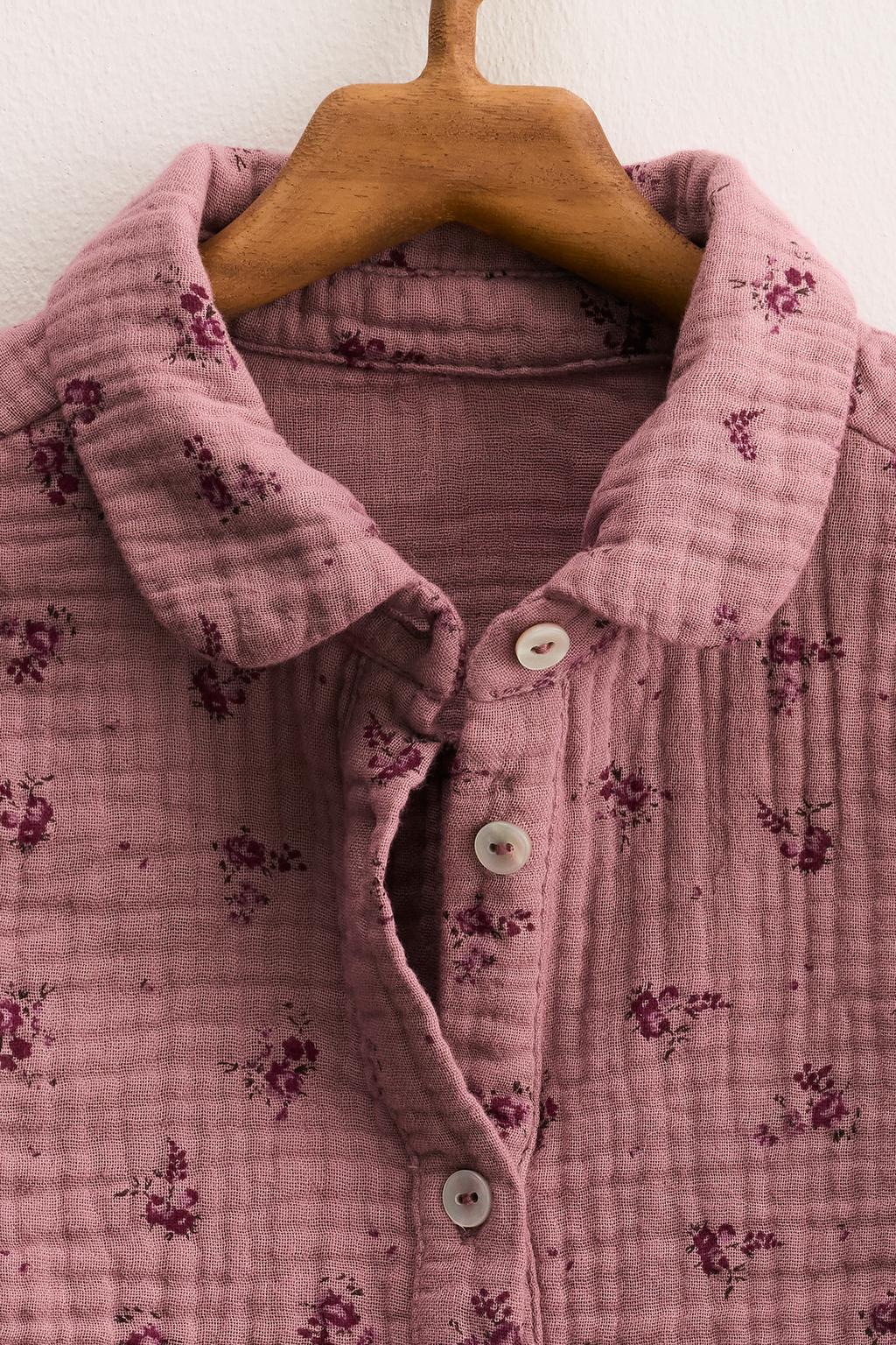 ZARA TIMELESS - РУБАШКА С РЕЛЬЕФНЫМ ЦВЕТОЧНЫМ ПРИНТОМ