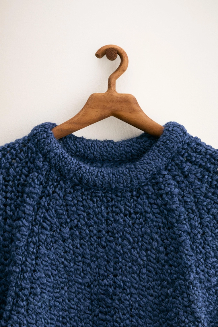 ZARA TIMELESS — СВИТЕР КРУПНОЙ ВЯЗКИ ИЗ ШЕРСТИ И АЛЬПАКИ