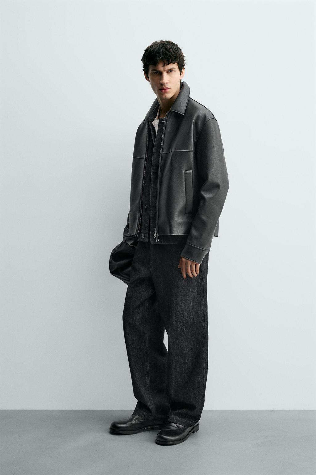 КУРТКА ИЗ ИСКУССТВЕННОЙ КОЖИ