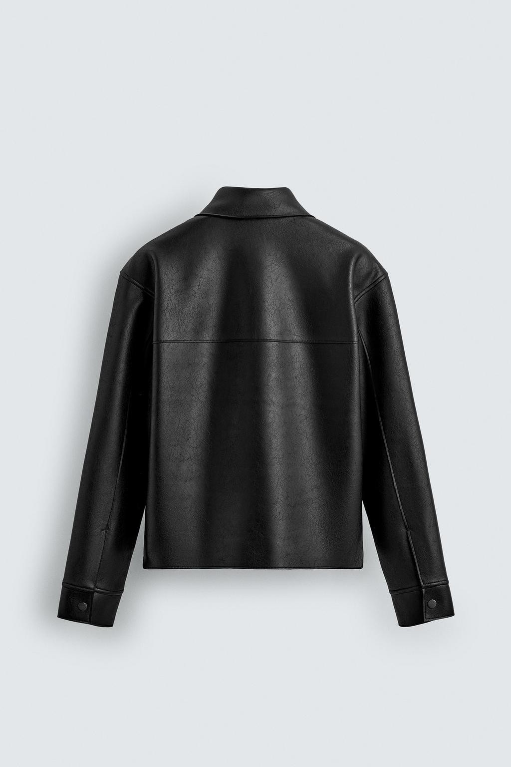 КУРТКА ИЗ ИСКУССТВЕННОЙ КОЖИ