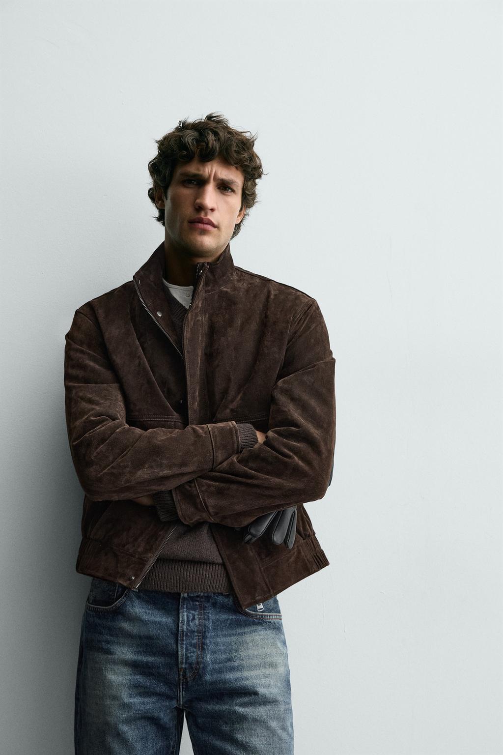 КУРТКА ИЗ КОЖИ СПИЛКА