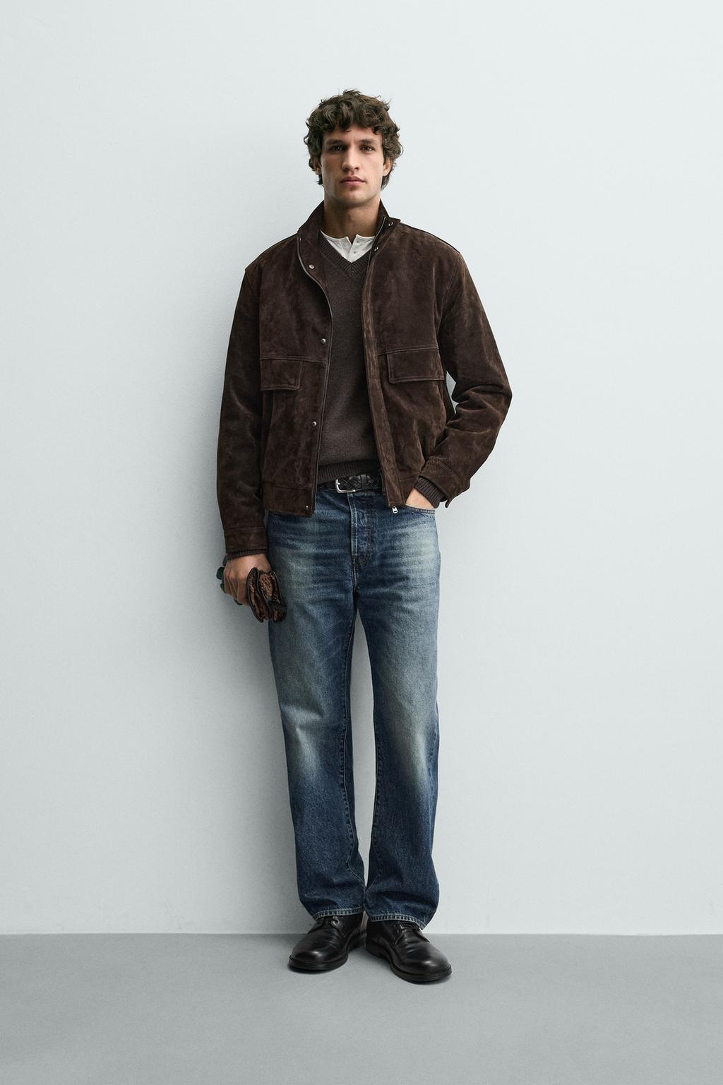 КУРТКА ИЗ КОЖИ СПИЛКА