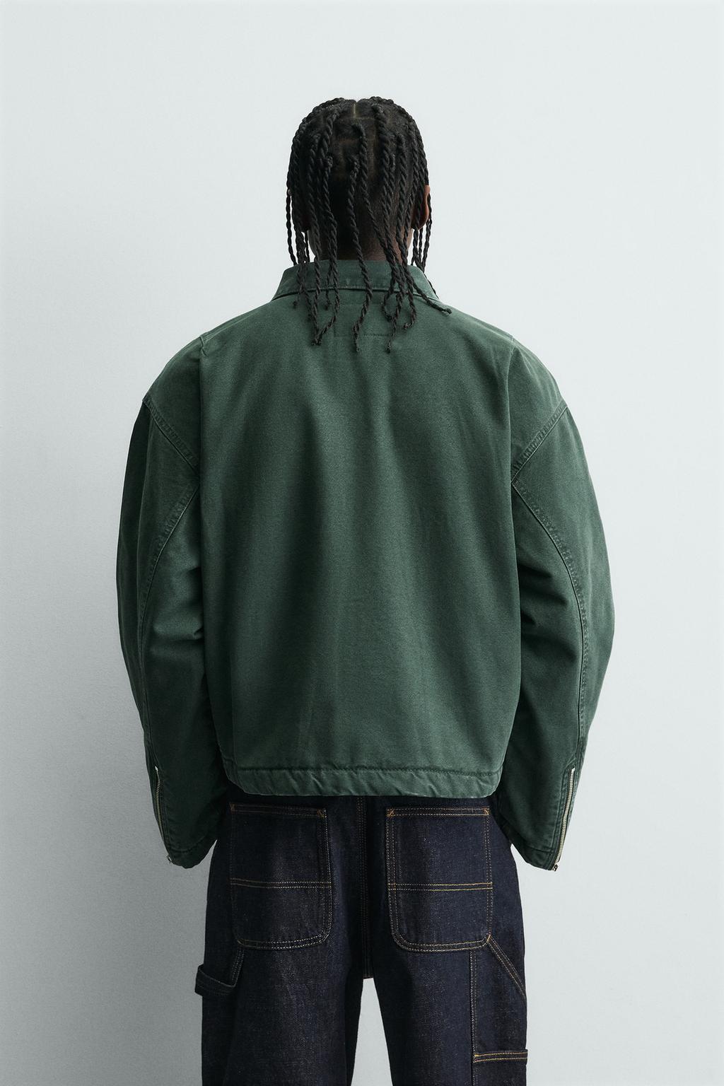 УКОРОЧЕННАЯ ДЖИНСОВАЯ КУРТКА