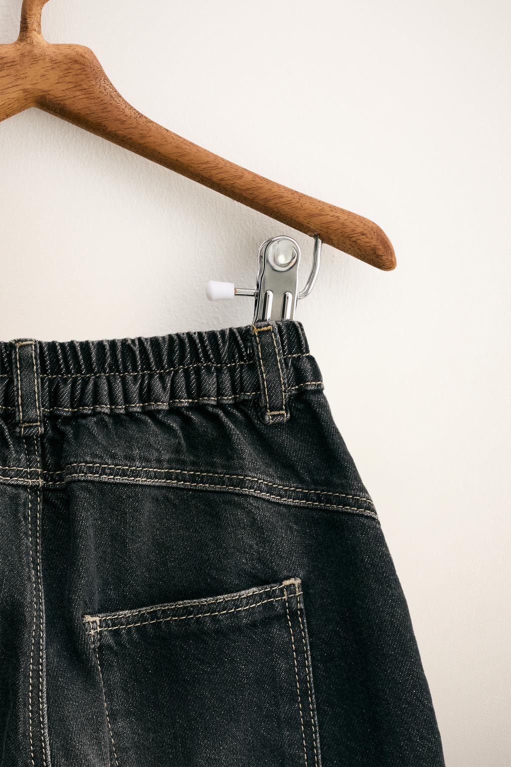 ZARA TIMELESS - ДЖИНСЫ BALLOON FIT С ЗАЩИПАМИ