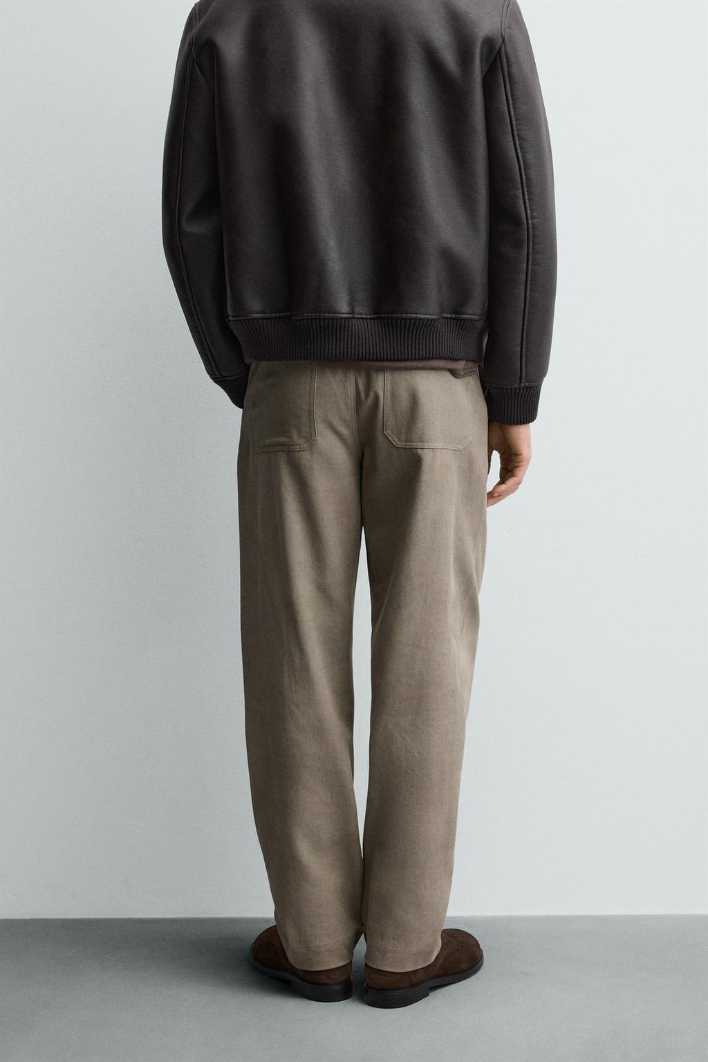 БРЮКИ ЧИНОС С ЭФФЕКТОМ ПОТЕРТОСТИ