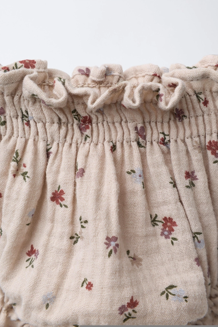 ТРУСЫ С ЦВЕТОЧНЫМ ПРИНТОМ ИЗ БАМБУЛА