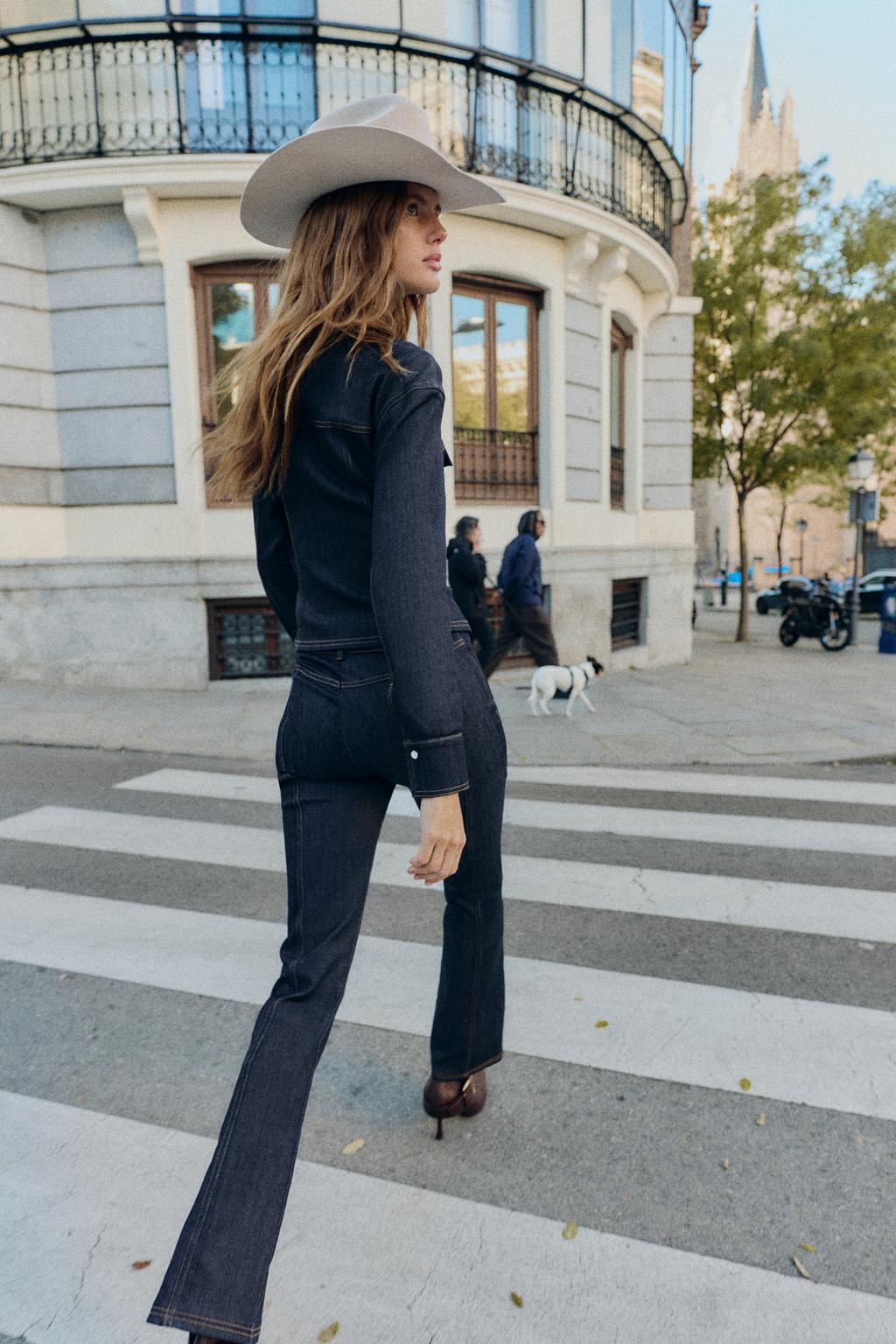 ПРИТАЛЕННАЯ ДЖИНСОВАЯ КУРТКА Z1975