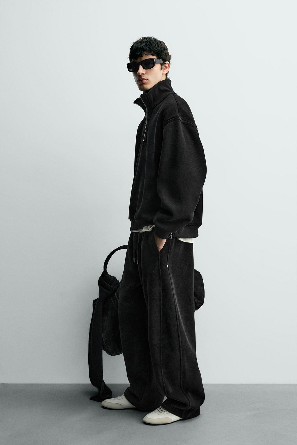 ТОЛСТОВКА ВЕЛЬВЕТОВАЯ С МОЛНИЕЙ И ВОРОТНИКОМ