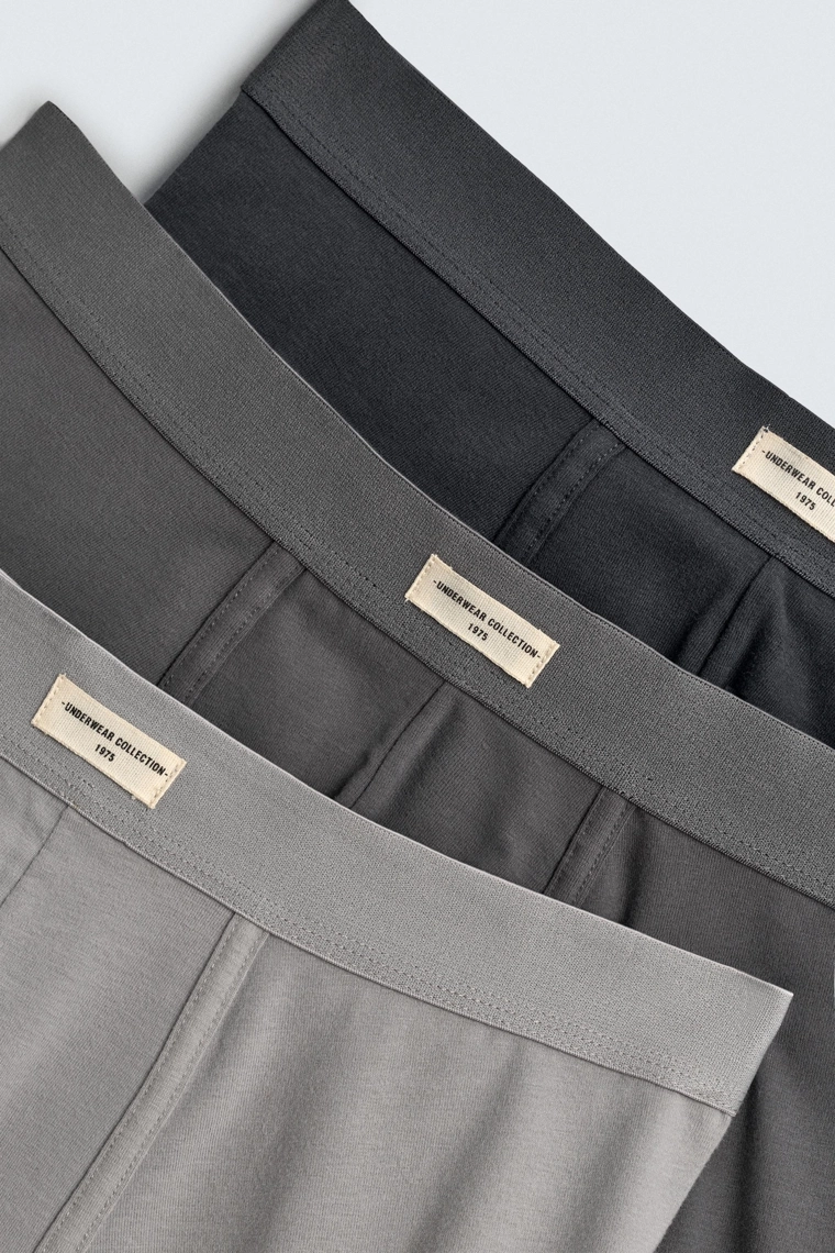 НАБОР ИЗ ТРЕХ ТРУСОВ-БОКСЕРОВ SOFT