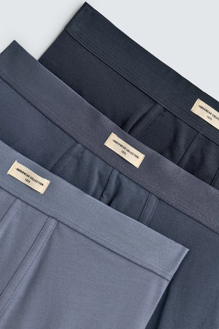 НАБОР ИЗ ТРЕХ ТРУСОВ-БОКСЕРОВ SOFT