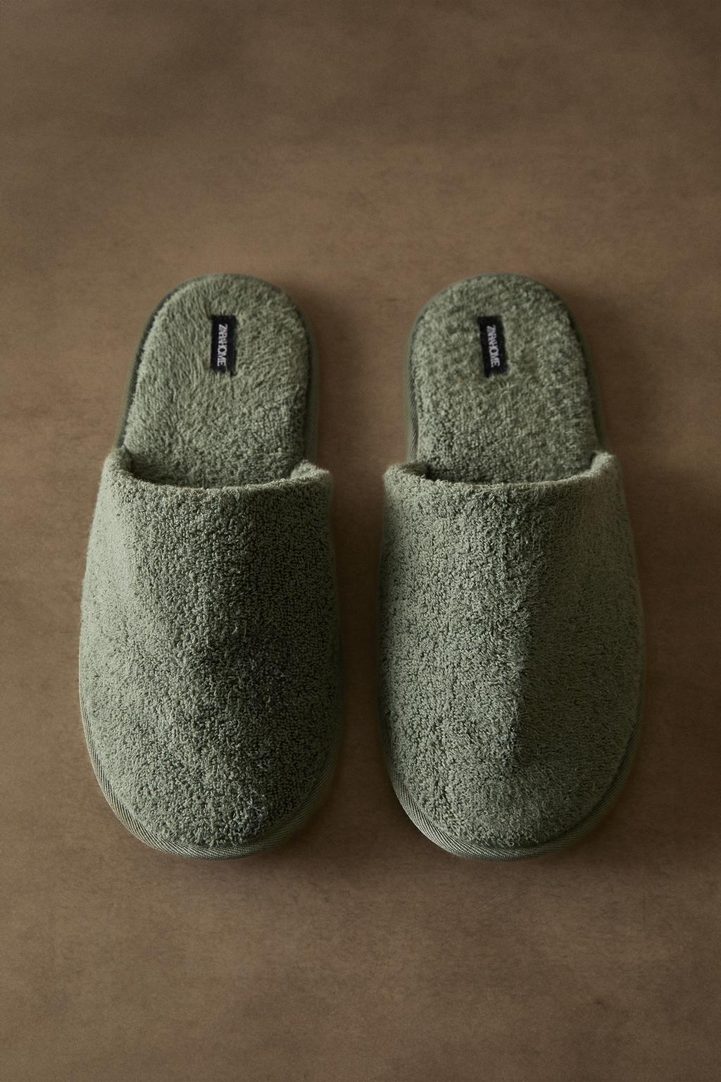 Тапочки из махрового полотна