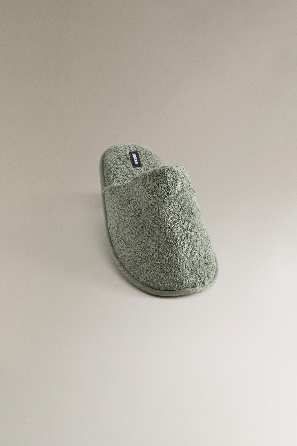 Тапочки из махрового полотна