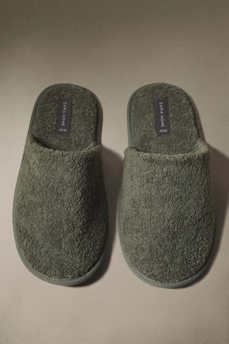 Тапочки из махрового полотна