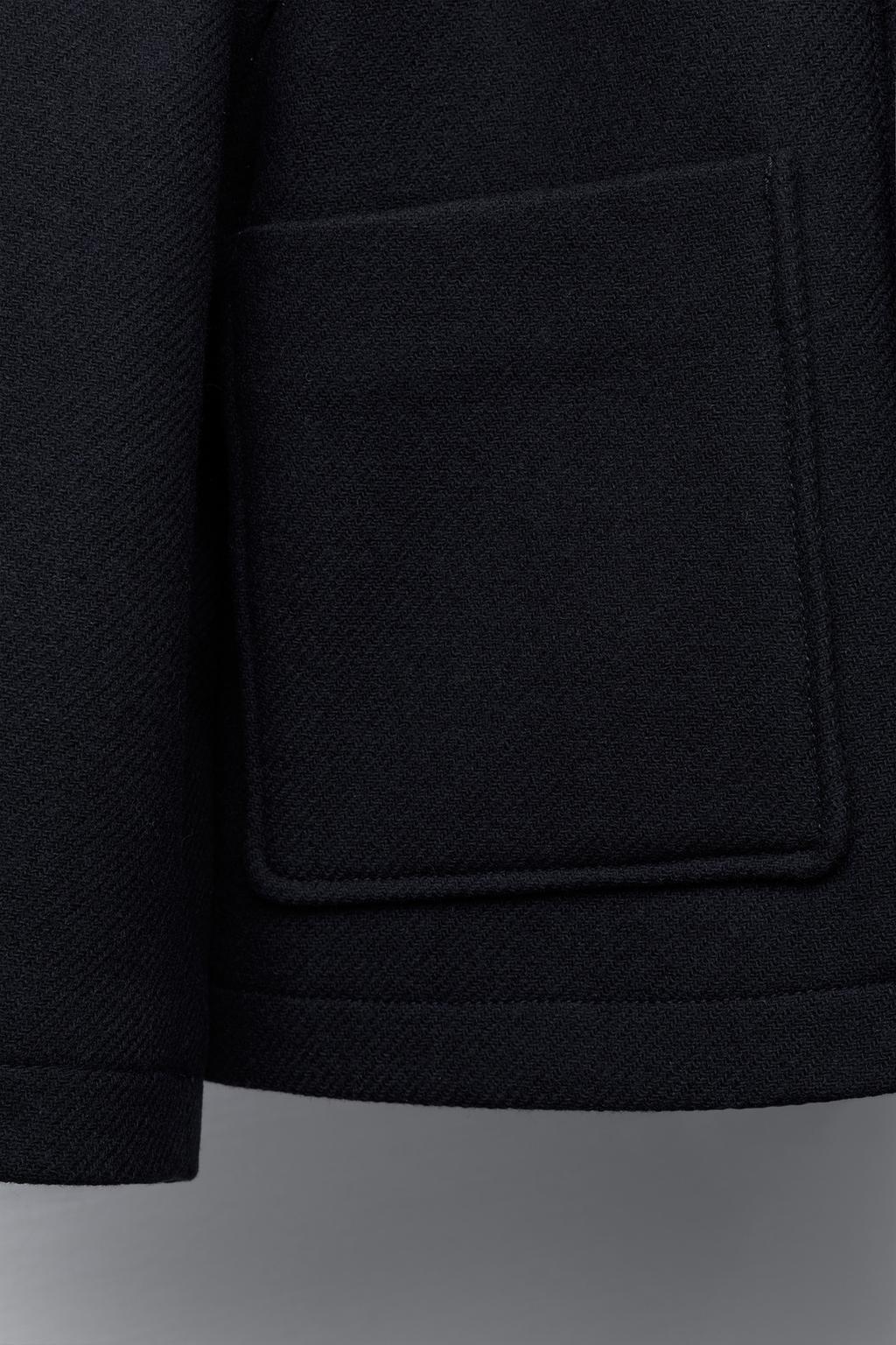 КОРОТКАЯ КУРТКА ИЗ СМЕСОВОЙ ШЕРСТИ