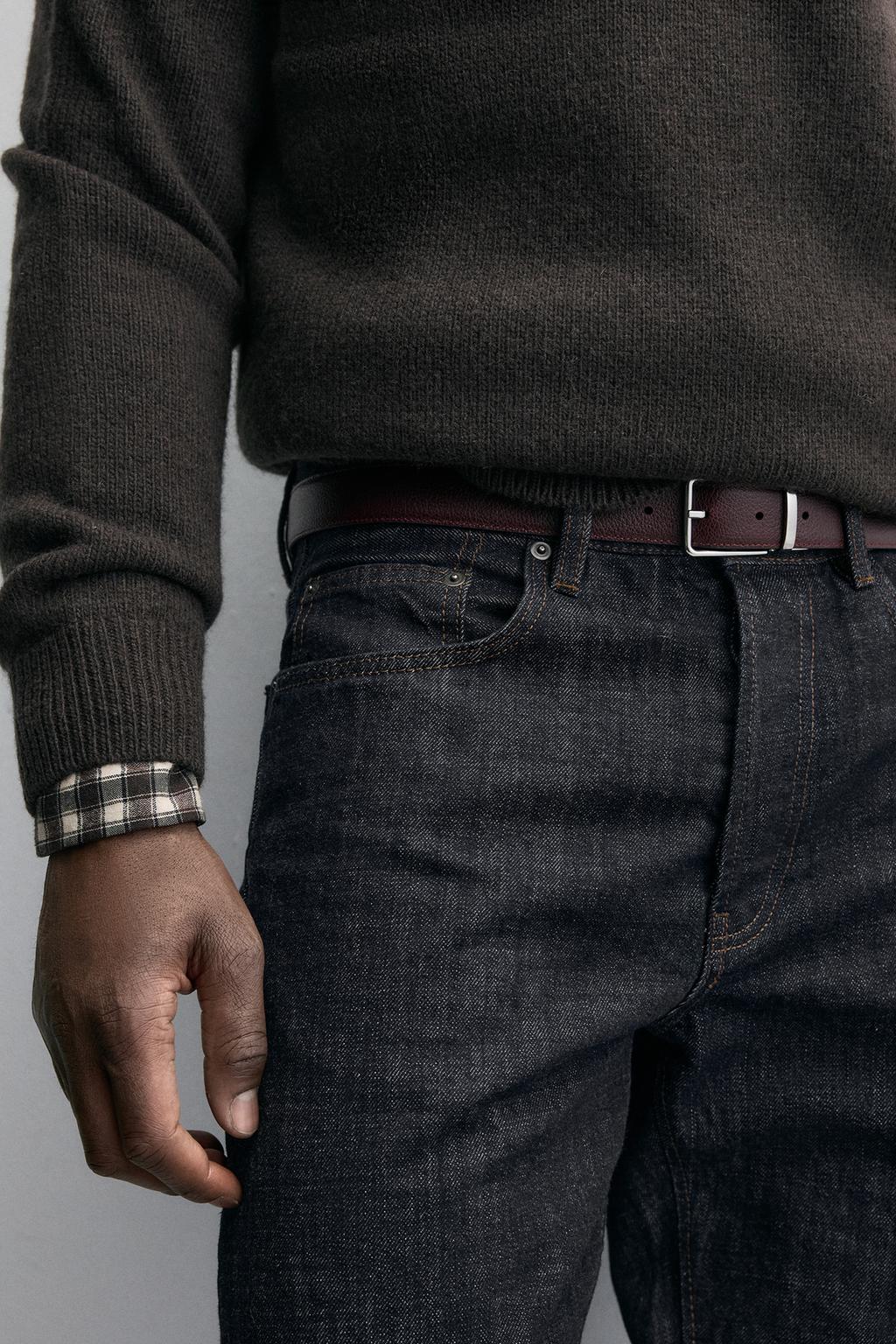 ДВУСТОРОННИЙ КОЖАНЫЙ РЕМЕНЬ