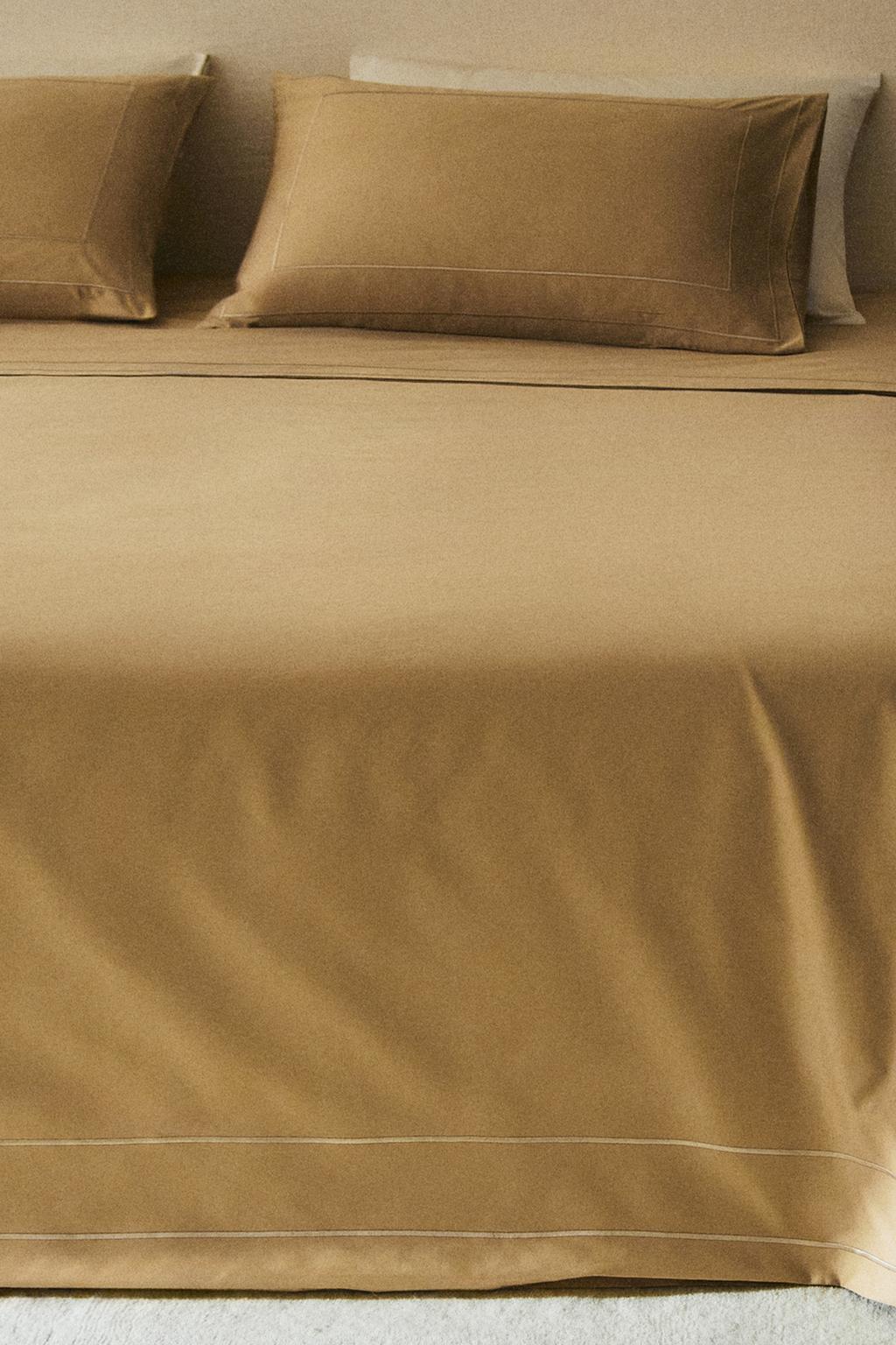 Покрывало из сатина с двойной отделкой