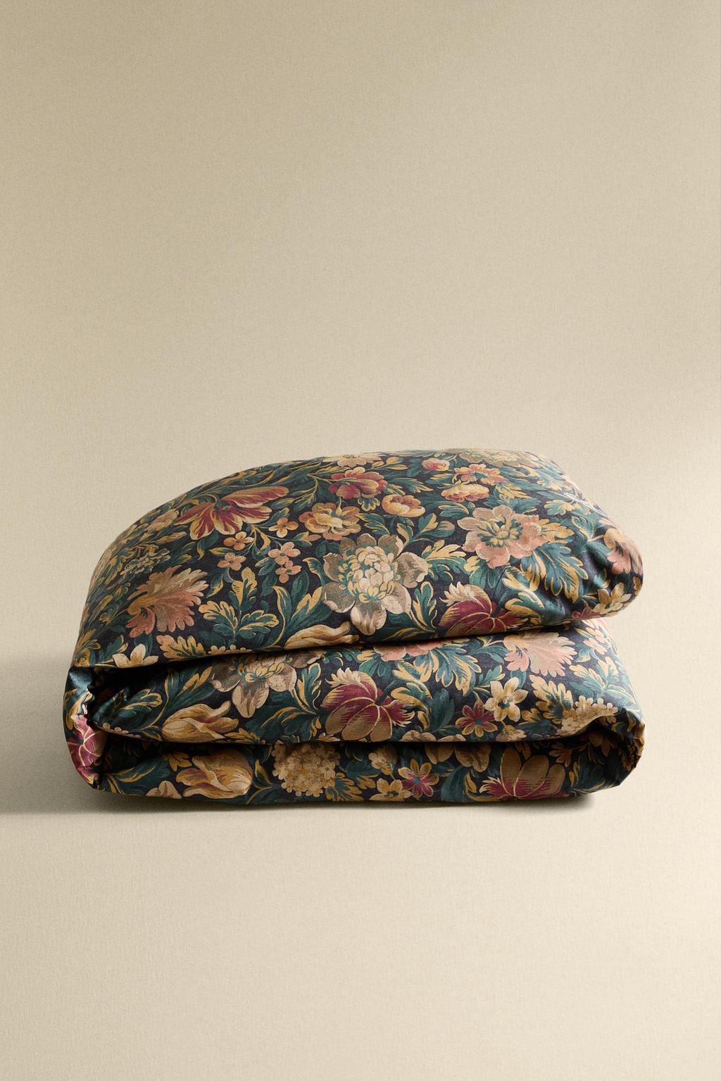 Покрывало с цветочным принтом