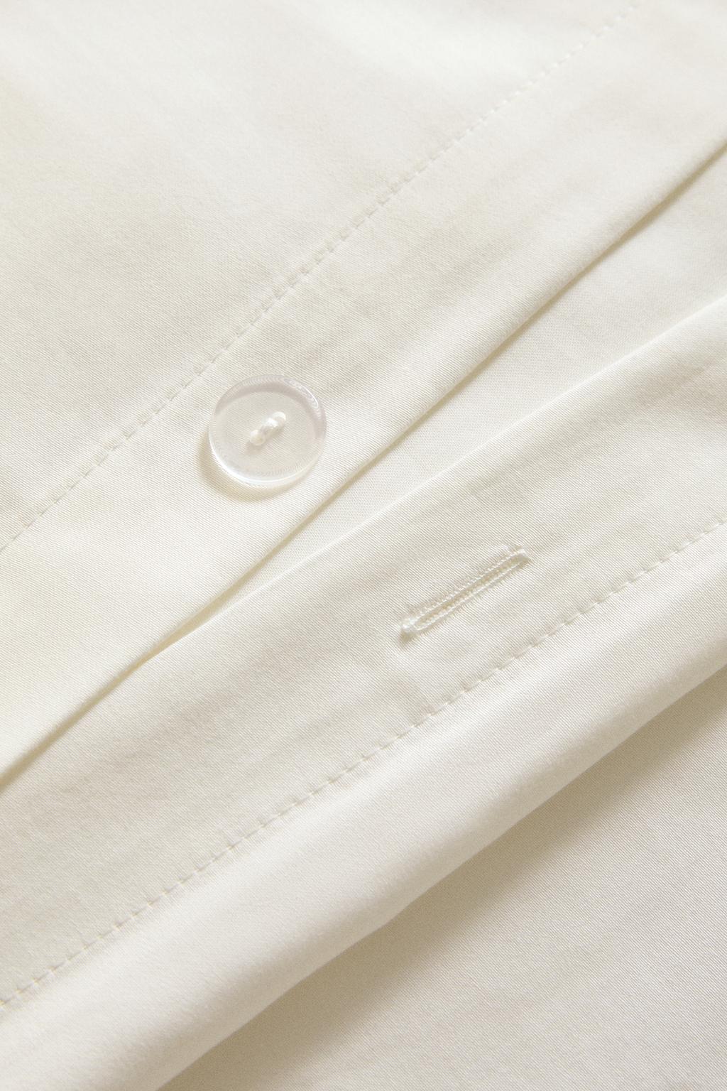 Комплект белья из сатина с геометрической вышивкой