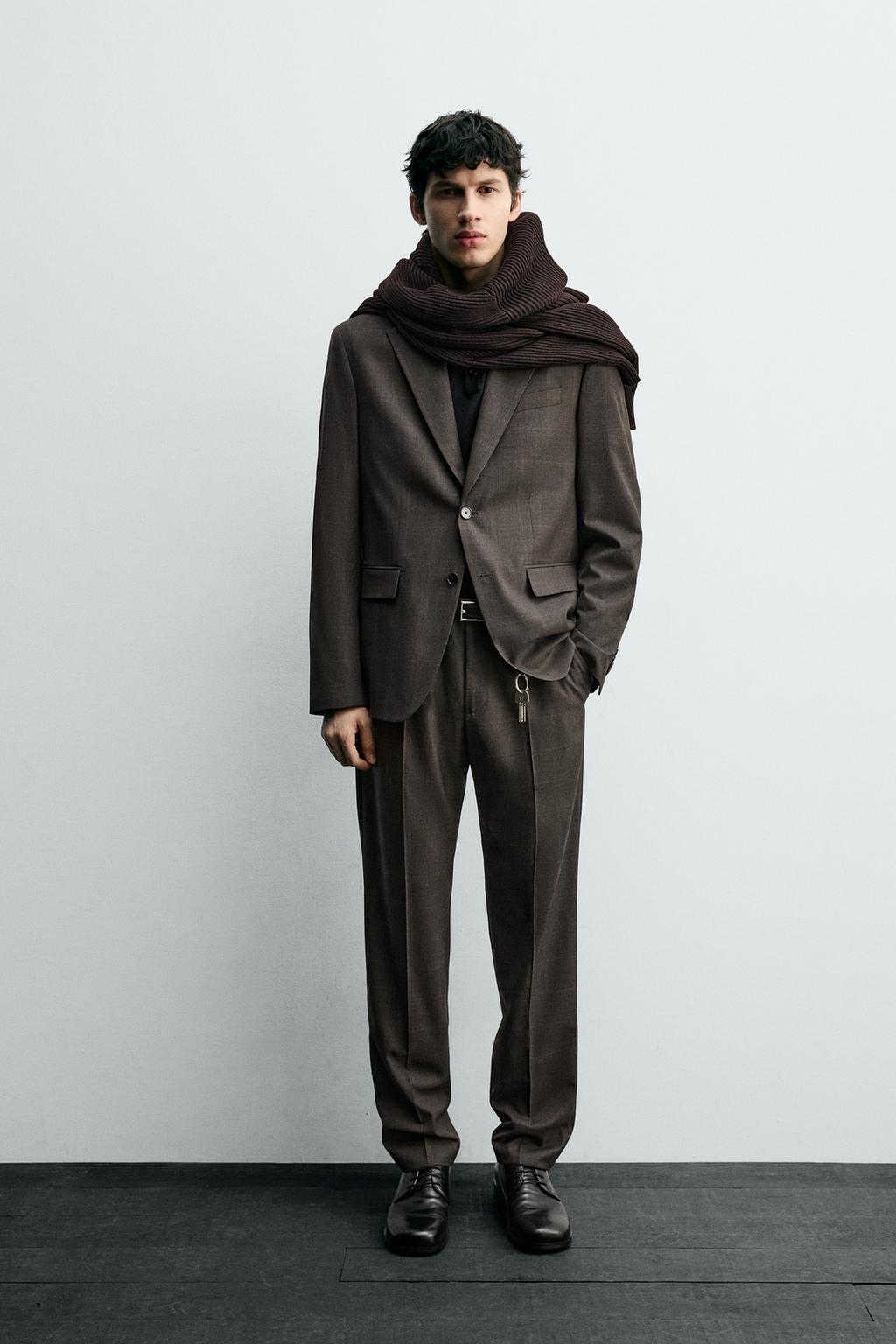 КОСТЮМНЫЕ БРЮКИ В КЛЕТКУ