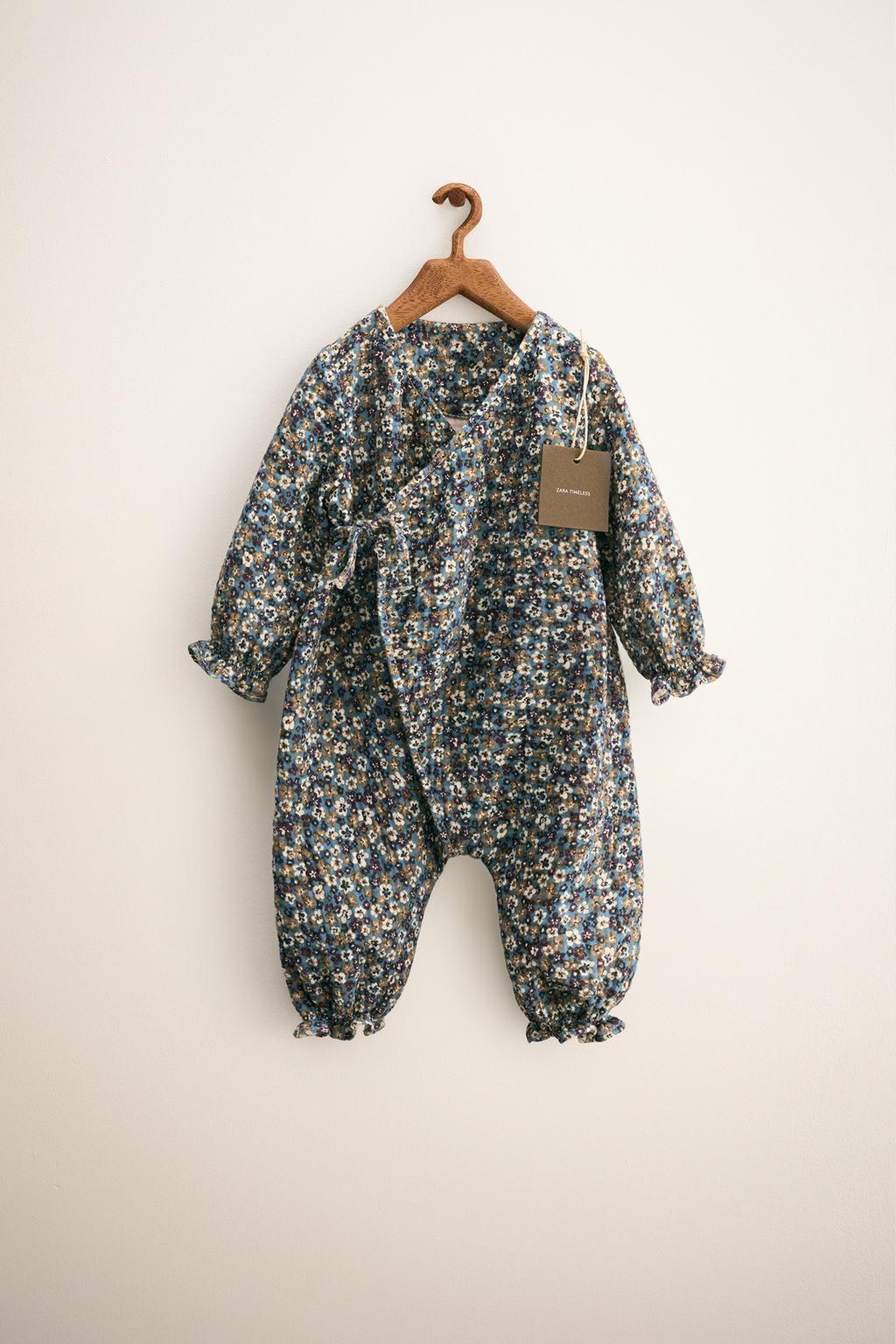 ZARA TIMELESS — ДЛИННЫЙ КОМБИНЕЗОН С ЦВЕТАМИ