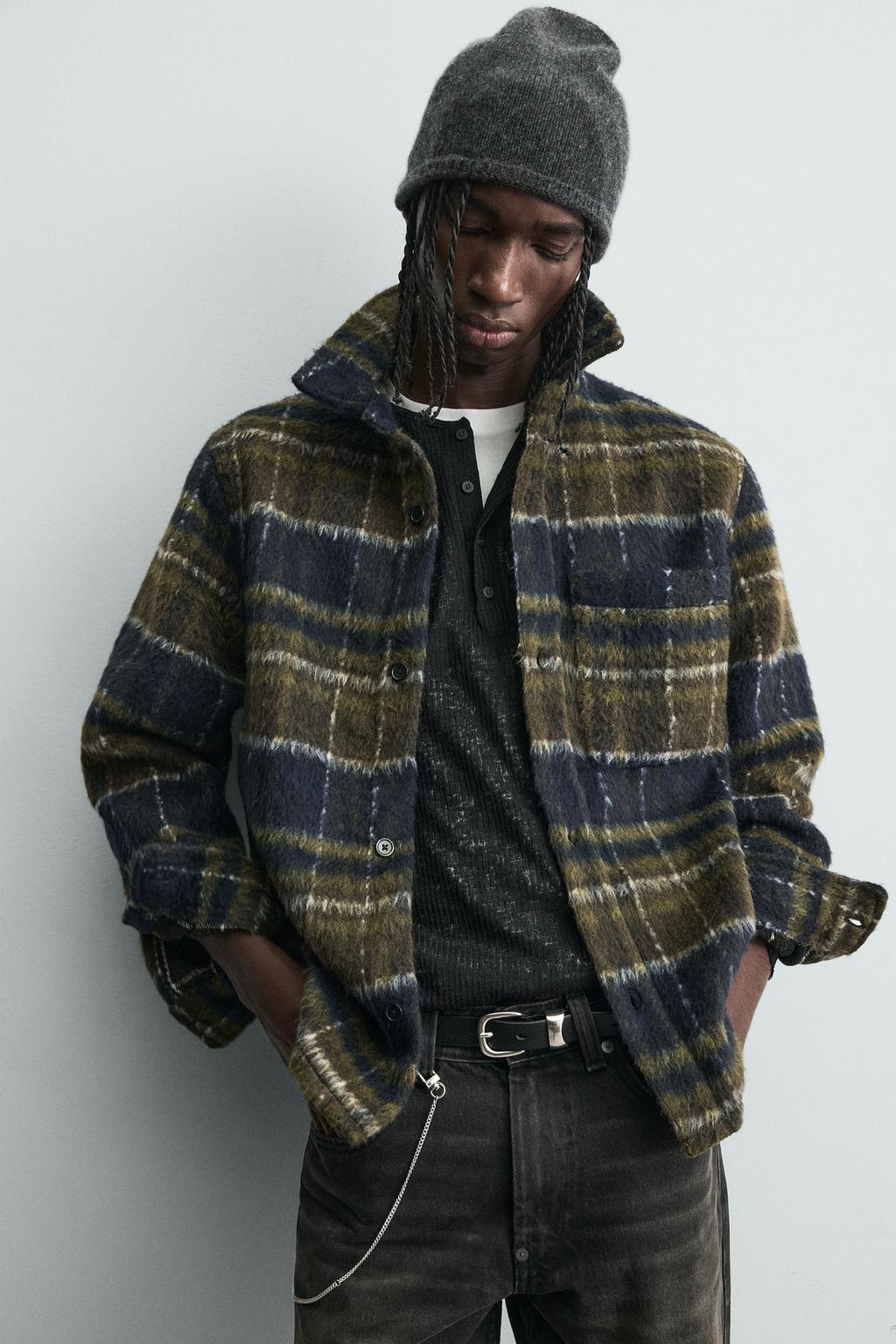 КУРТКА-РУБАШКА ИЗ ИСКУССТВЕННОГО МЕХА